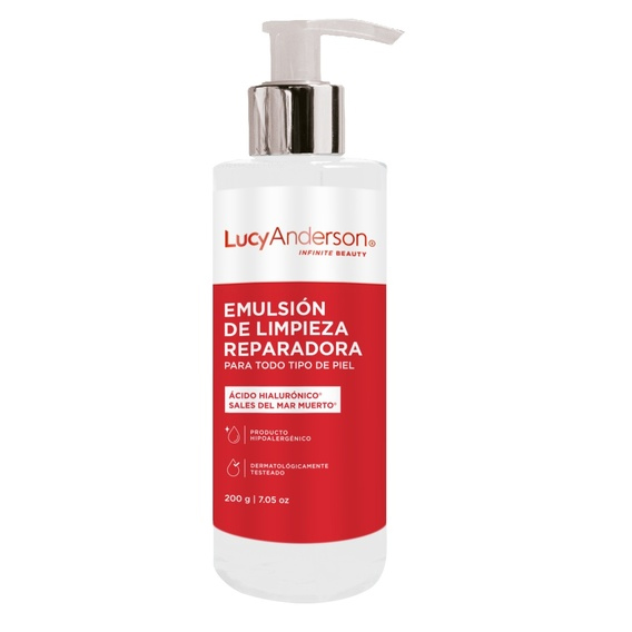 LUCY ANDERSON EMULSION DE LIMPIEZA REPARADORA X 200 G.
